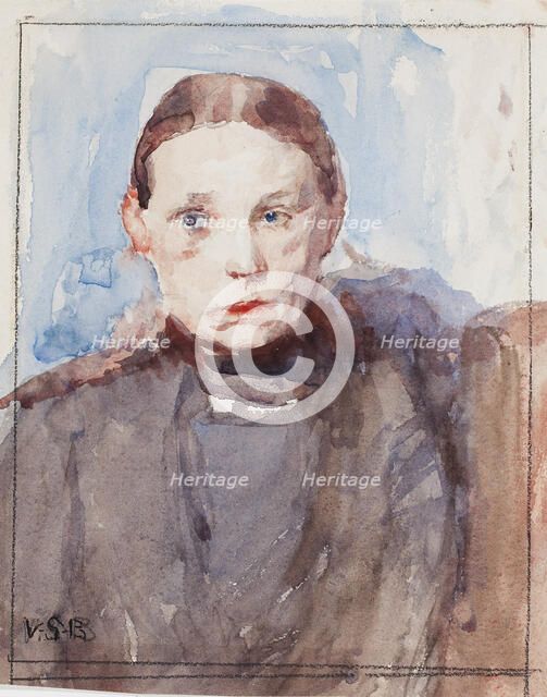 Old woman, Anna Richter, late 19th-early 20th century. Creator: Venny Soldan-Brofeldt.