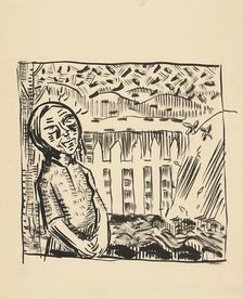 Old woman, c1935. Creator: Arnold Peter Weisz-Kubincan