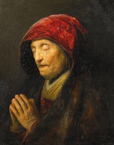 Old Woman Praying, c 1629-1630. Creator: Rembrandt van Rhijn (1606-1669)