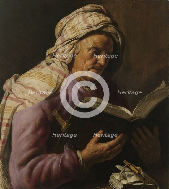 Old Woman Reading, 1626-1633. Artist: Lievens, Jan (1607-1674)
