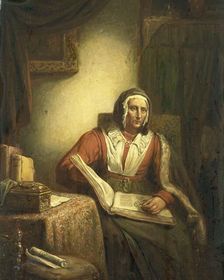 Old Woman Reading, 1834. Creator: George Gillis Haanen