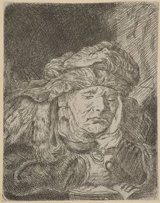 Old Woman Sleeping (copy).n.d. Creator: Unknown
