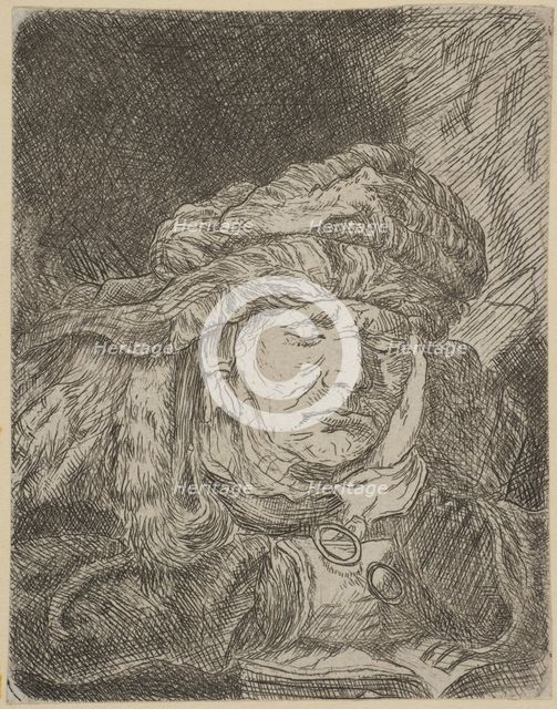 Old Woman Sleeping (copy).n.d. Creator: Unknown.