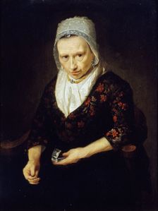 Old woman with snuff. Creator: Johann Bernhard Scheffer