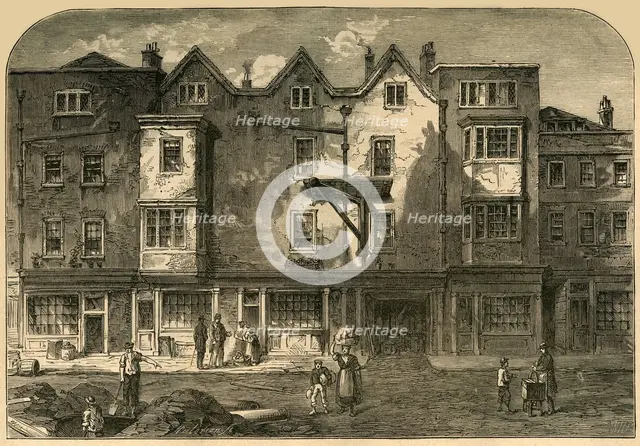 'Oldbourne Hall, Shoe Lane, 1823', (1897). Creator: Unknown.