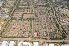 Oldbrook housing estate, Milton Keynes, 2018. Creator: Damian Grady