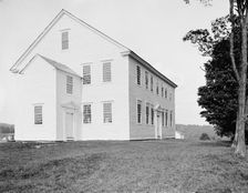 Oldest church in Vermont, Rockingham, Vt., 1787, between 1900 and 1910. Creator: Unknown
