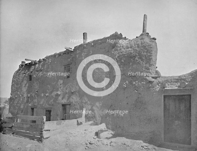 'Oldest House in the United States, Santa Fe, New Mexico', c1897. Creator: Unknown.