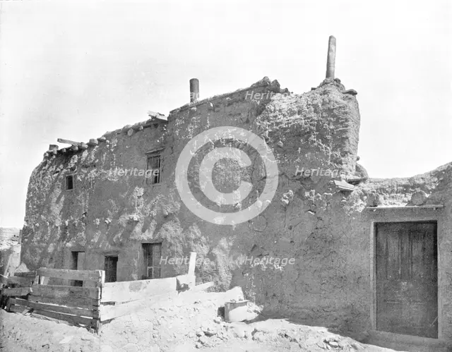 'Oldest House in the United States', Santa Fe, New Mexico, USA, c1900.  Creator: Unknown.