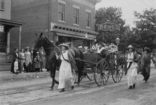 Oldest suffragette - Mrs. Rhoda Glover in Pageant, 1913. Creator: Bain News Service