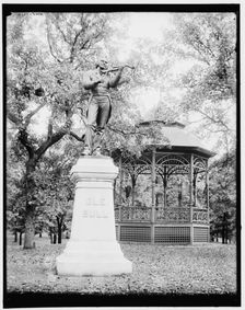 Ole Bull monument, Loring Park, Minneapolis, Minn., c1902. Creator: William H. Jackson
