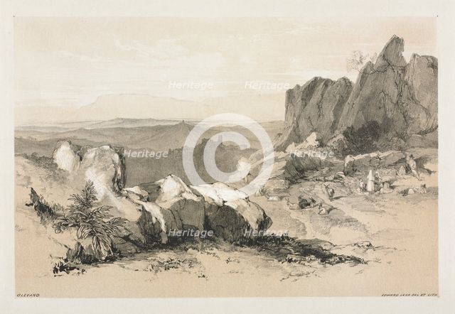 Olevano. Creator: Edward Lear (British, 1812-1888).