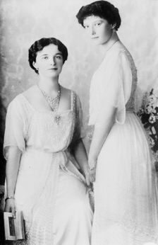 Olga & Tatiana of Russia, between c1910 and c1915. Creator: Bain News Service