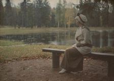 Olga Victorovna Dmitrieff, 1907. Creator: Constantin Mitrofanovitsh Flórinsky
