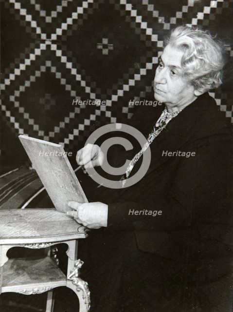 Olga Forsh, Russian author, mid 20th century. Artist: Unknown