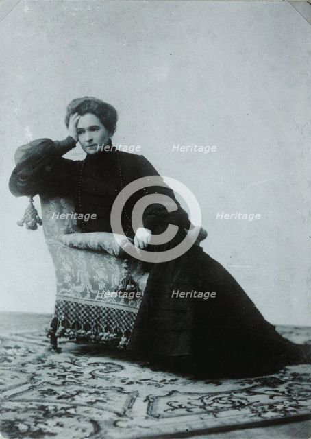 Olga Leonardovna Knipper-Chekhova, 1904. Artist: Photo studio S. Kogan  