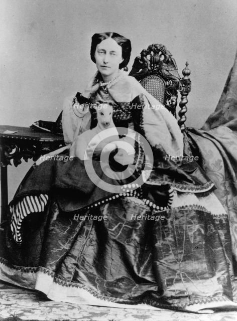Olga Nikolaevna, Queen of Württemberg, c1860-c1867. Artist: Unknown