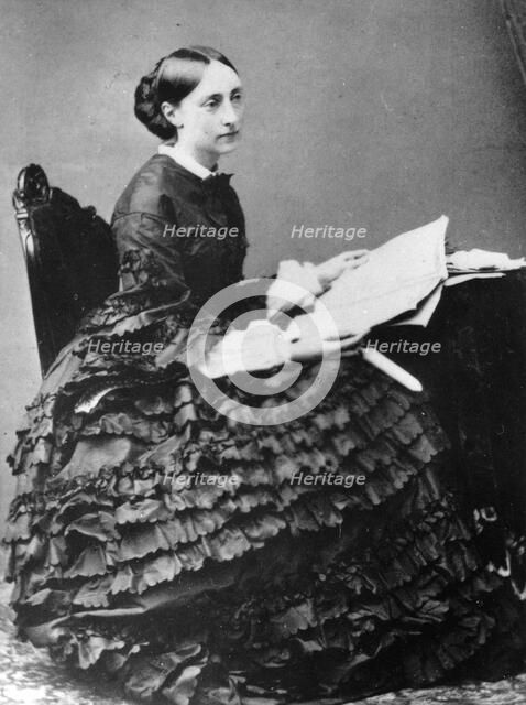 Olga Nikolaevna, Queen of Württemberg, c1860-c1867. Artist: Unknown