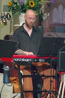 Oli Howe, Zoe Francis and Friends, Chris Coull Promotion, St Andrew’s Church, Hove, July 2025. Creator: Brian O'Connor
