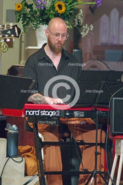 Oli Howe, Zoe Francis and Friends, Chris Coull Promotion, St Andrew’s Church, Hove, July 2025. Creator: Brian O'Connor.