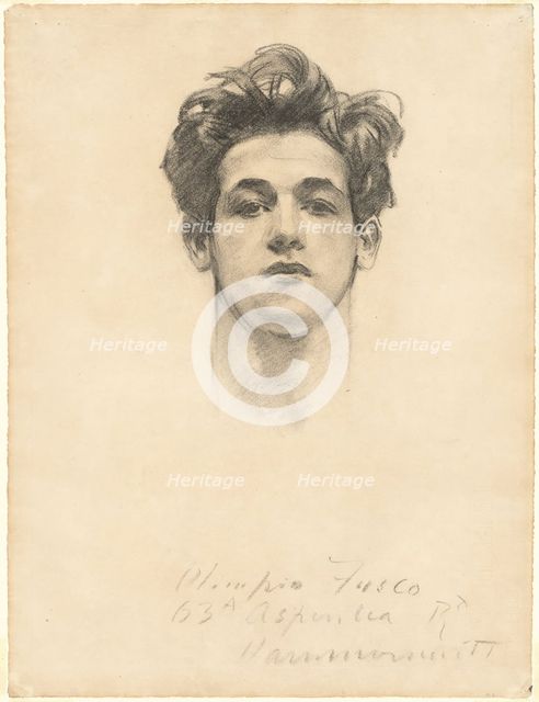 Olimpio Fusco, c. 1900-1910. Creator: John Singer Sargent.