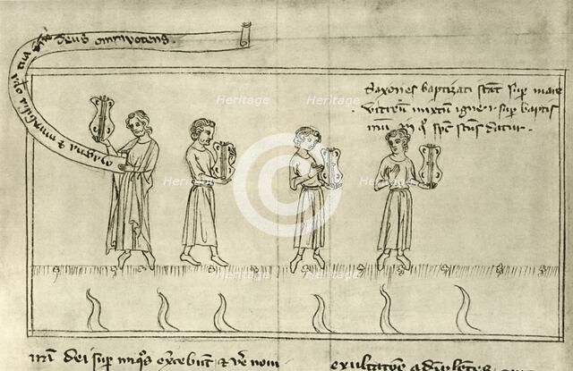 'Oliphants and crots; Scriptum super apocalypsim, from the end of the fourteenth century.', 1948. Artist: Unknown.