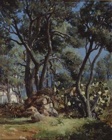 Olive grove, 1885. Creator: Aukusti Uotila