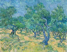 Olive grove, 1889. Creator: Gogh, Vincent, van (1853-1890)