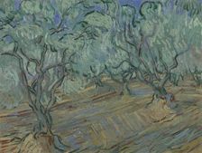 Olive grove, 1889. Creator: Gogh, Vincent, van (1853-1890)