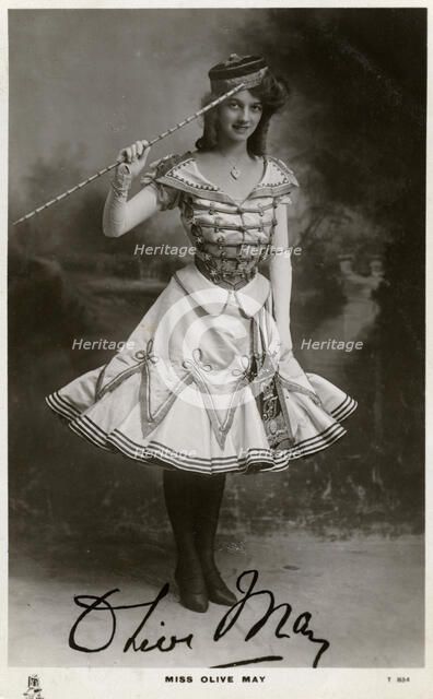 Olive May, actress, c1900s-c1910s(?). Creator: Raphael Tuck & Sons.