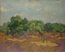 Olive Trees, 1889. Creator: Vincent van Gogh