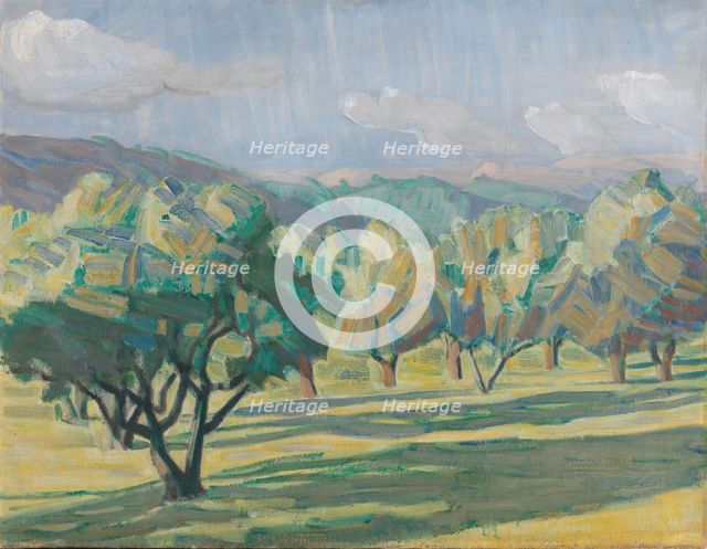 Olive Trees, Cagnes, 1923. Creator: Niels Larsen Stevns.