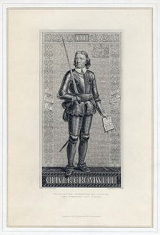 Oliver Cromwell (1599-1658), 19th century.Artist: JJ Crew