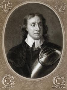 Oliver Cromwell, (1599-1658), English military leader and politician,1657, (1899). Creator: Unknown