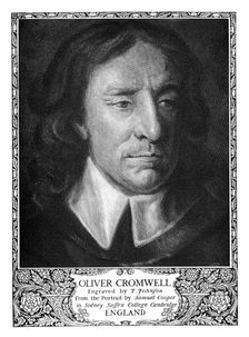 Oliver Cromwell (1599-1658), Lord Protector of England, 1899. Creator: T Johnson