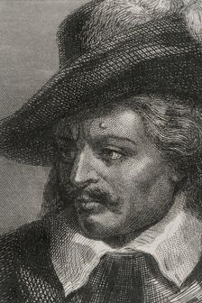 Oliver Cromwell, (1599-1658), Lord Protector of Great Britain, (1653-1658), 1856. Creator: Unknown