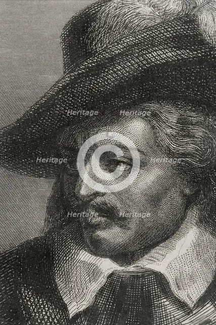 Oliver Cromwell, (1599-1658), Lord Protector of Great Britain, (1653-1658), 1856.  Creator: Unknown.