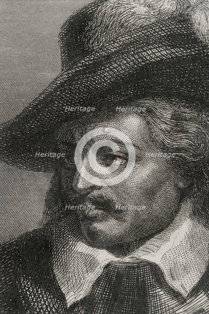 Oliver Cromwell, (1599-1658), Lord Protector of Great Britain, (1653-1658), 1856.  Creator: Unknown.