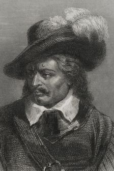 Oliver Cromwell, (1599-1658), Lord Protector of Great Britain, (1653-1658), 1856. Creator: Unknown
