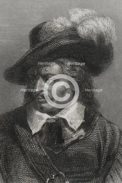 Oliver Cromwell, (1599-1658), Lord Protector of Great Britain, (1653-1658), 1856.  Creator: Unknown.