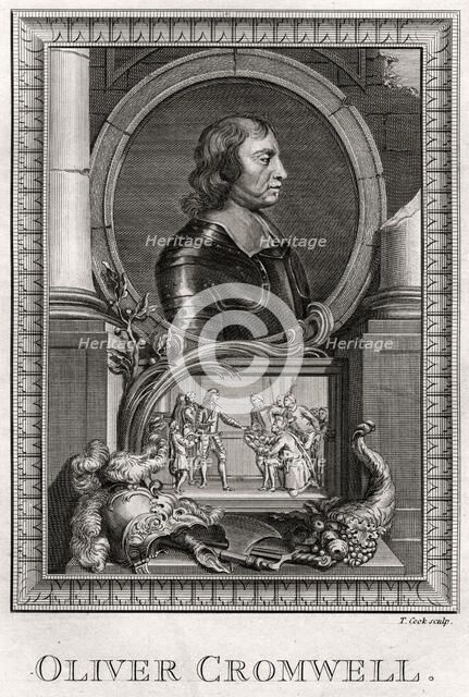 'Oliver Cromwell', 1775.  Creator: T Cook.