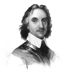 Oliver Cromwell, 17th century English soldier and statesman, (c1850). Creator: Unknown