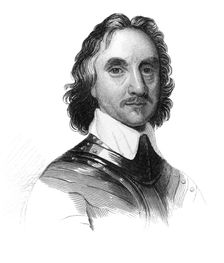 Oliver Cromwell, 17th century English soldier and statesman, (c1850). Creator: Unknown