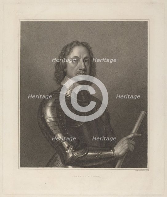 Oliver Cromwell, 1802. Creator: Francesco Bartolozzi.