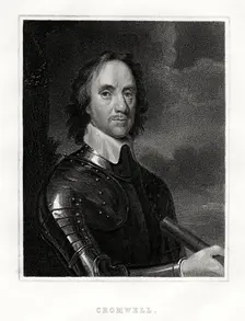 Oliver Cromwell, 1860. Creator: Unknown