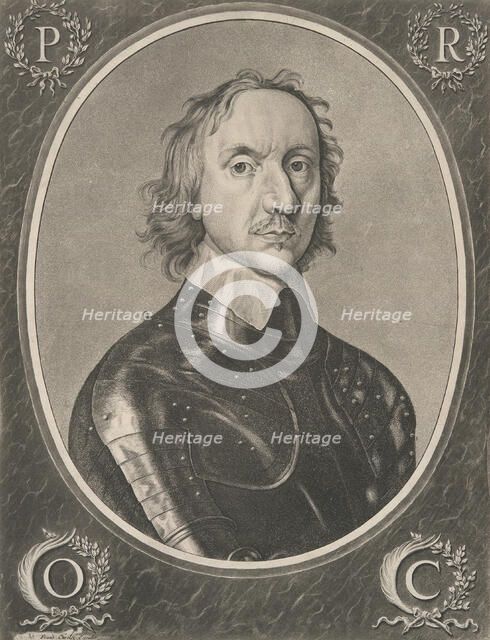 Oliver Cromwell, after 1653. Creator: Jan van de Velde.