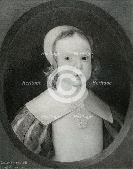Oliver Cromwell aged two, 1601, (1899).  Creator: Unknown.