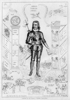 Oliver Cromwell as Christ, c1650s(?). Creator: Unknown