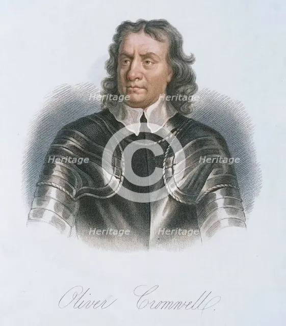 Oliver Cromwell, c1650, (1834-1837).  Creator: Samuel Freeman.