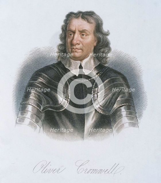 Oliver Cromwell, c1650, (1834-1837).  Creator: Samuel Freeman.
